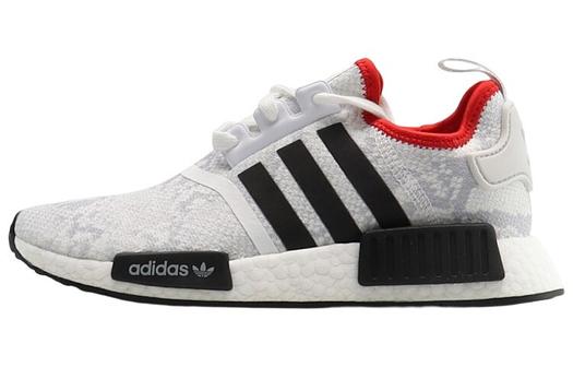 Кроссовки Adidas Originals NMD_R1 Stlt 'White Black Scarlet'