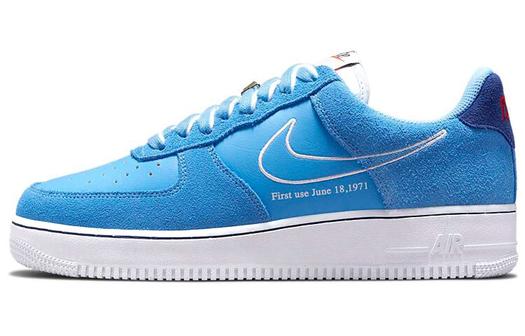 Кроссовки Nike Air Force 1 Low, голубой/белый