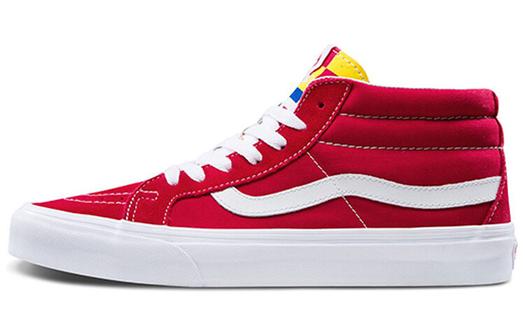 Кроссовки Vans SK8-Mid Mid-Top Skate Shoes Red Unisex