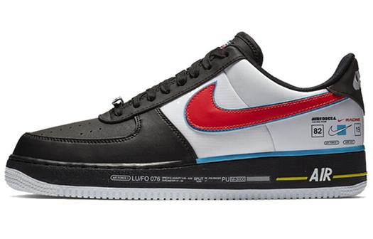 Кроссовки Nike Air Force 1 Low, черный/белый/красный