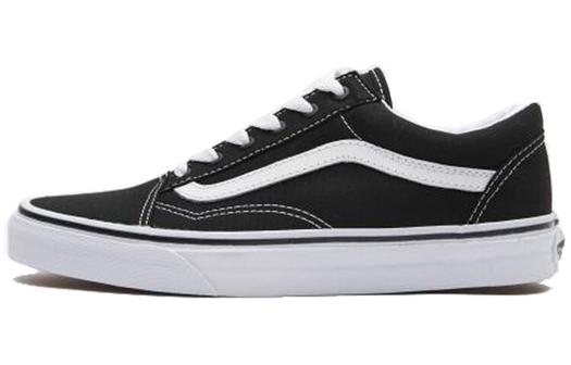 Кроссовки Vans Old Skool Black White White Heel Tab