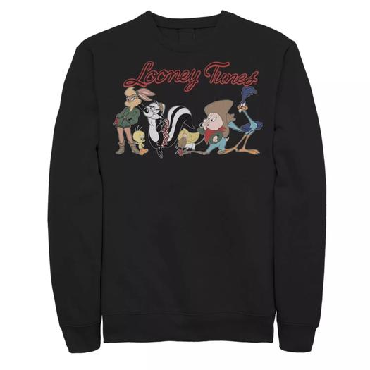 Мужской свитшот в стиле ретро Looney Tunes Licensed Character