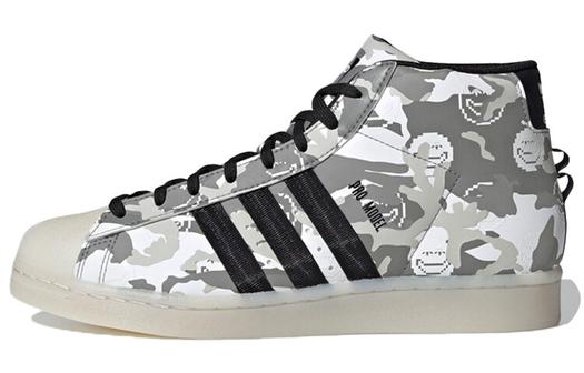 Кеды Adidas Originals Pro Model Unisex, серый/черный/белый