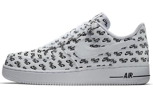 Кроссовки Nike Air Force 1 Low All Over Logo White