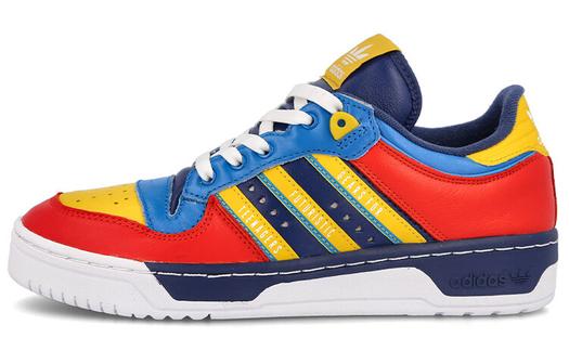 Кроссовки Adidas Originals Rivalry Skateboarding Unisex, красный/синий/фиолетовый/желтый