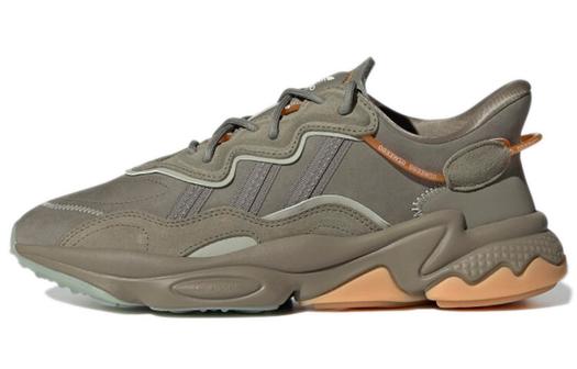 Кроссовки Adidas Originals Ozweego 'Charcoal Grey Yellow'