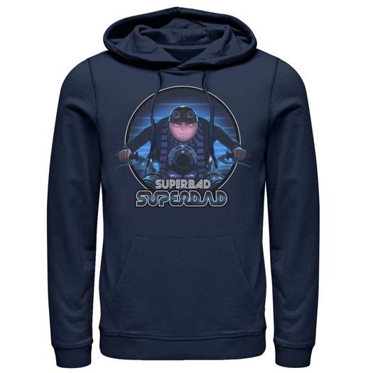 Мужской пуловер с капюшоном Despicable Me Minions Gru Super Dad Licensed Character
