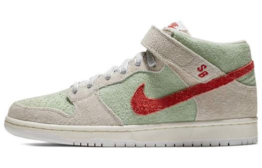 Кроссовки Nike Dunk SB Mid, мятный/светло-бежевый