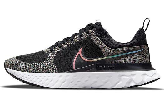 Кроссовки Nike React Infinity Run Flyknit 2 Be True (2021), черный/серый