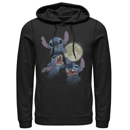 Мужская толстовка с капюшоном Disney Lilo & Stitch Moonlight Collage