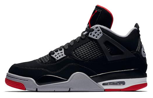 Кроссовки Jordan Air Jordan 4 Vintage Basketball Unisex, черный/серый