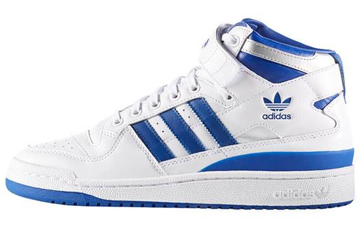 Кроссовки Adidas Forum Hi OG White Collegiate Royal Blue