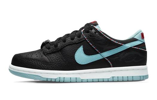 Кроссовки Nike Dunk Low SE, черный/голубой