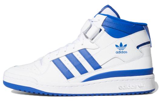 Кроссовки Adidas Originals Forum Mid, белый/синий