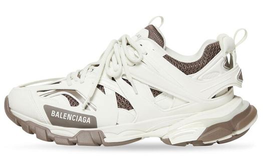 Кроссовки мужские Balenciaga Track 1.0, низкий верх, платформа, белый/коричневый