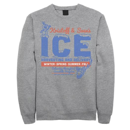 Мужской свитшот Disney Frozen Kristoff & Sven's Ice Harvest and Delivery Licensed Character