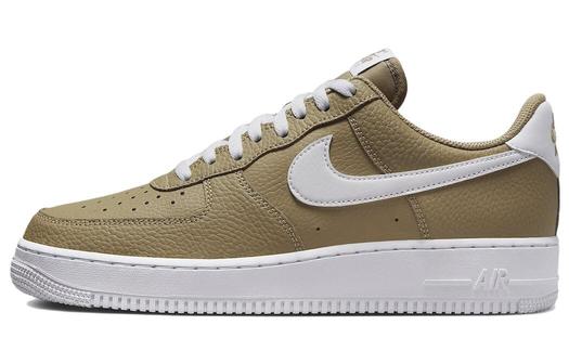 Кроссовки Nike Air Force 1 Low '07, хаки/белый