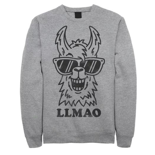 Мужской свитшот Fifth Sun Llmao Llama Line Art Licensed Character