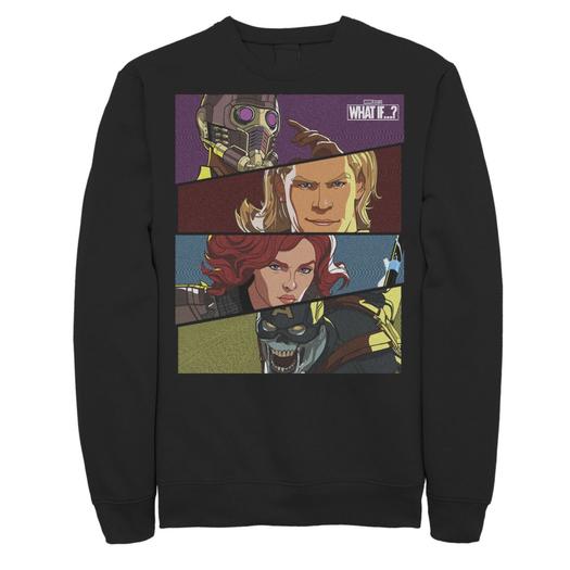 Мужской свитшот с наклонными вставками Marvel What If Hero Licensed Character