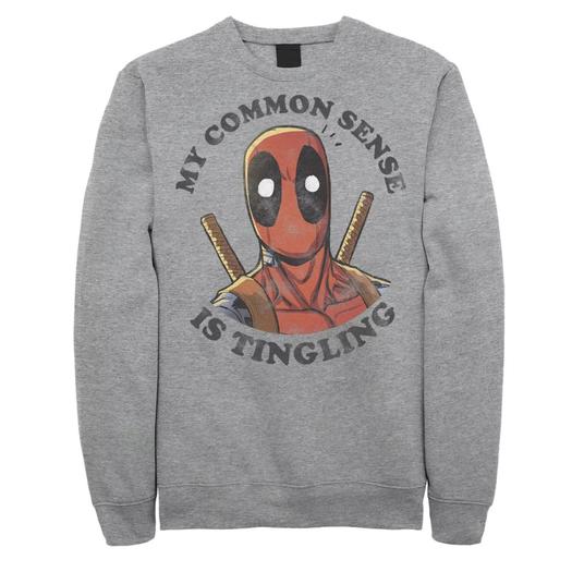 Мужской свитшот Deadpool Common Sense is Tingling Marvel