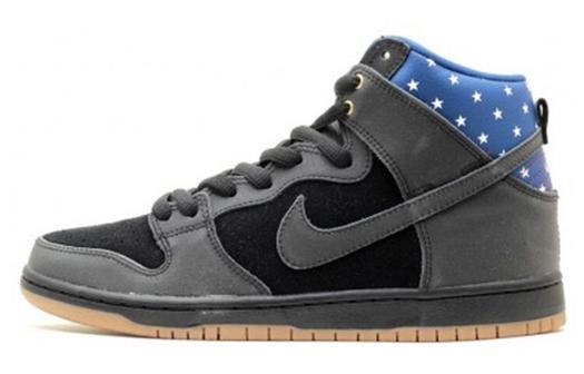 Кроссовки Nike Sb Dunk High, черный/синий