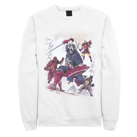 Мужской свитшот Avengers Assemble Samurai Warriors Marvel
