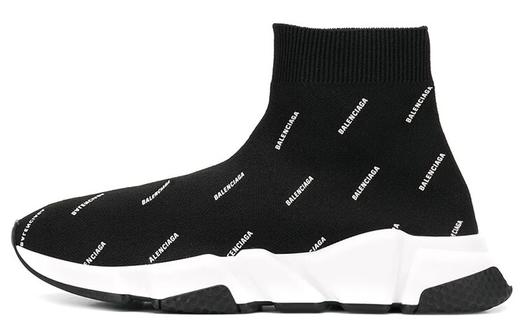 Кроссовки женские Balenciaga High-top Platform Черные