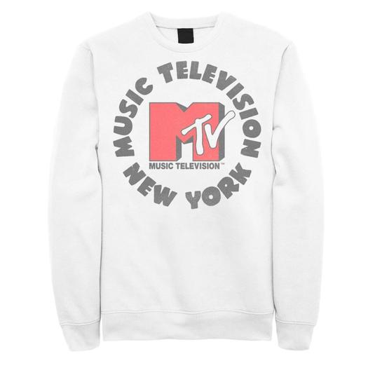 Мужской свитшот с логотипом MTV Music Television New York Licensed Character