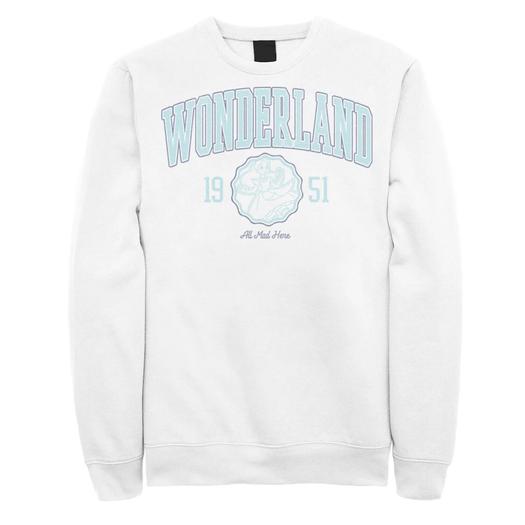 Мужской синий студенческий свитшот Disney Alice In Wonderland 1951 Licensed Character