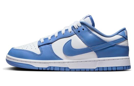 Кроссовки для скейтбординга Nike Dunk Low унисекс, синий/белый