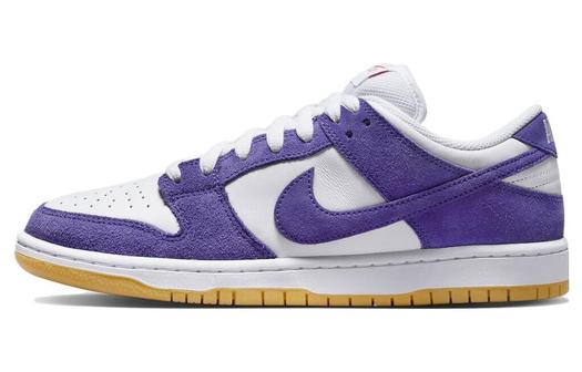 Кроссовки Nike Sb Dunk Low Pro, белый/фиолетовый