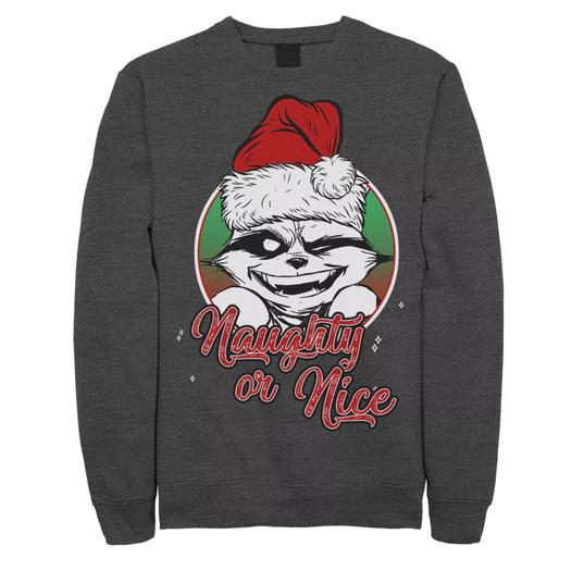 Мужской свитшот «Стражи Галактики Naughty Or Nice» Marvel