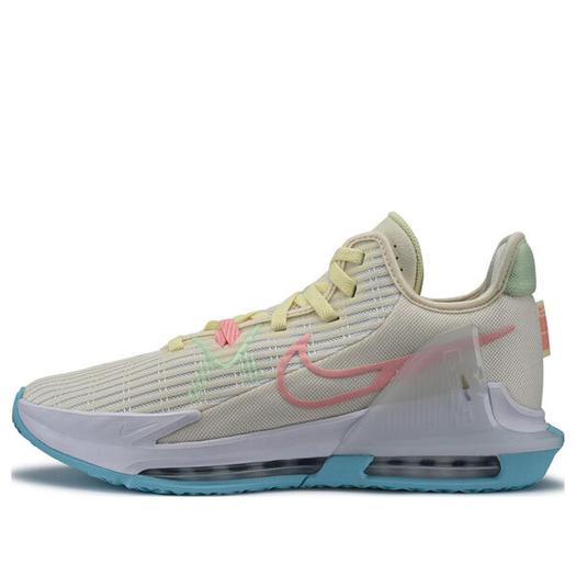 Кроссовки Nike LeBron Witness 6 'Coconut Milk', цвет coconut milk/vapor green/citron tint/polarized blue