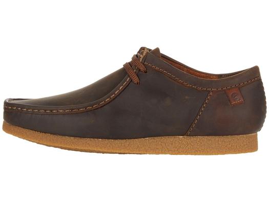 Кроссовки Clarks Shacre II Run, замшевый верх, технология Extreme Comfort, коричневый