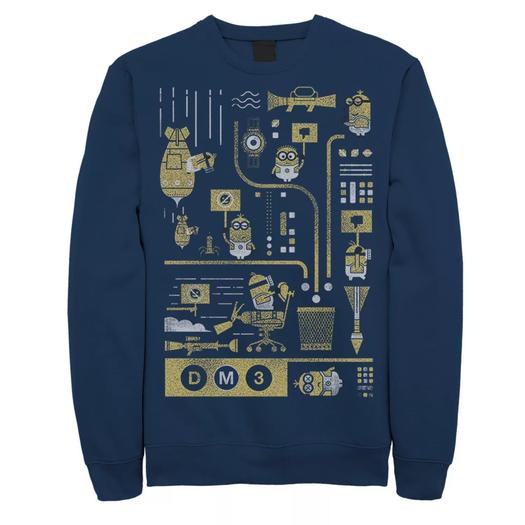 Мужской свитшот Minions Bad Ideas Licensed Character
