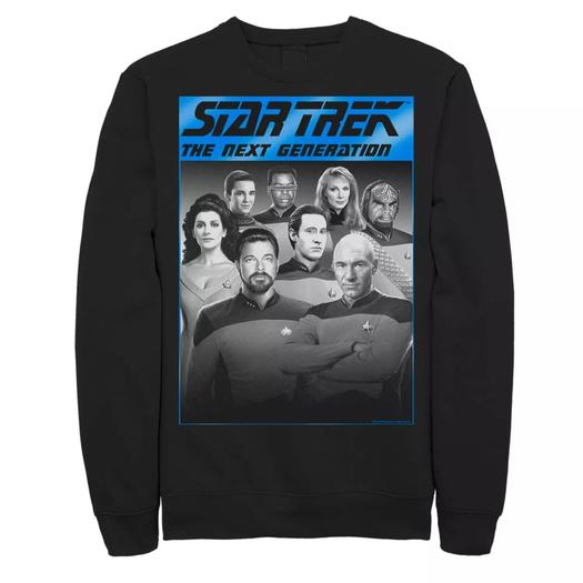 Мужской свитшот Star Trek Next Generation Group Shot Licensed Character