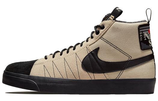 Кроссовки Nike SB Zoom Blazer Mid Premium, бежевый/черный