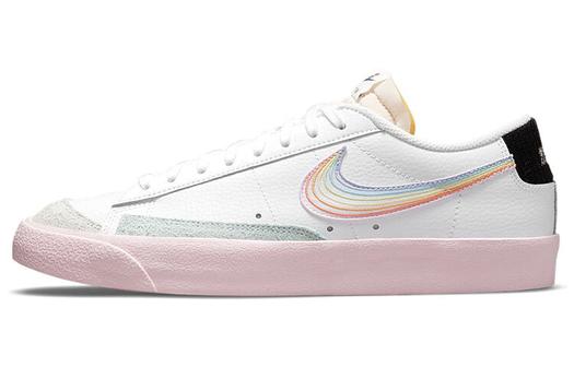 Кроссовки Nike Blazer Low 77, белый/розовый