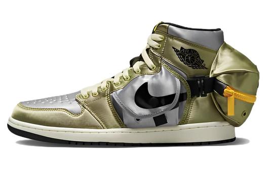 Кроссовки JORDAN 1 Retro High Og Sp Utility Neutral Olive Light Steel Grey