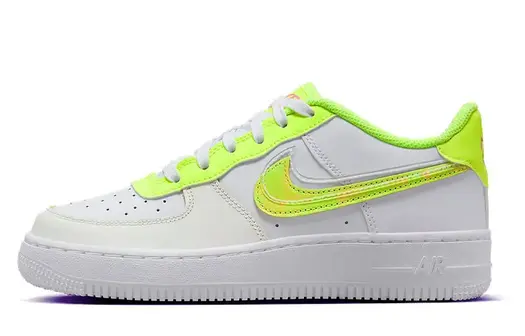 Кроссовки Nike Air Force 1 LV8, белый/желто-зеленый