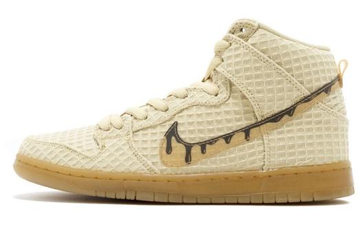 Кроссовки Nike Sb Dunk High, бежевый