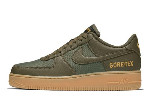 Кроссовки Nike Air Force 1 Low Gore-Tex, хаки/светло-коричневый