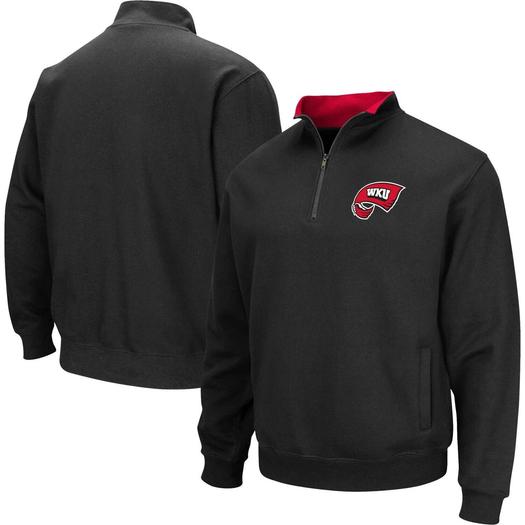 Мужской черный свитшот с молнией без четверти Western Kentucky Hilltoppers Tortugas Colosseum