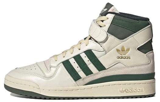 Кроссовки Adidas Originals Forum 84 Off White Team Dark Green