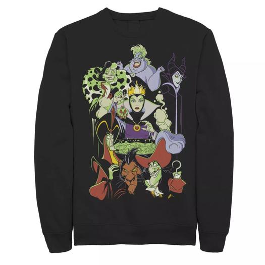 Мужской свитшот Disney Villains Cauldron Group Shot Licensed Character