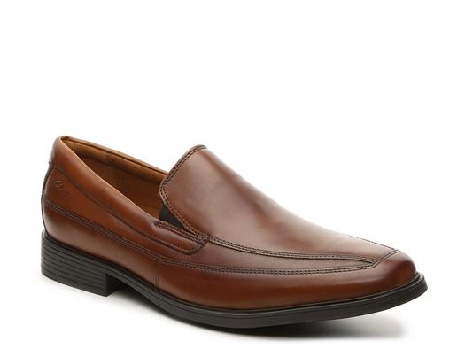 Слипоны Clarks Tilden Free, кожаные, коричневые