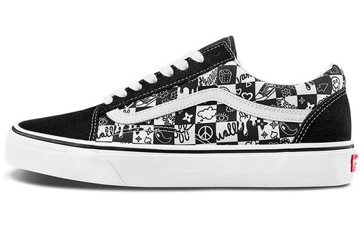 Кроссовки Old Skool Vans 'Doodle Checkerboard'