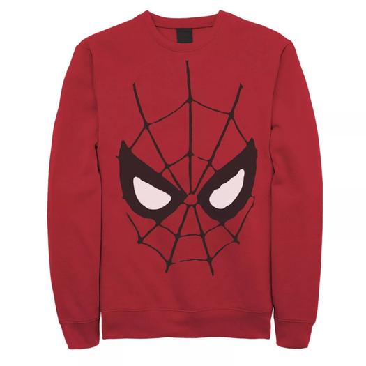 Мужской свитшот с большим лицом Marvel Spider-Man Licensed Character
