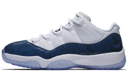 Кроссовки Air Jordan 11 Retro Low 'Navy Snakeskin' 2019