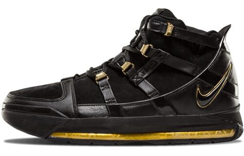 Кроссовки Nike Lebron 3 Vintage Unisex, черный/желтый